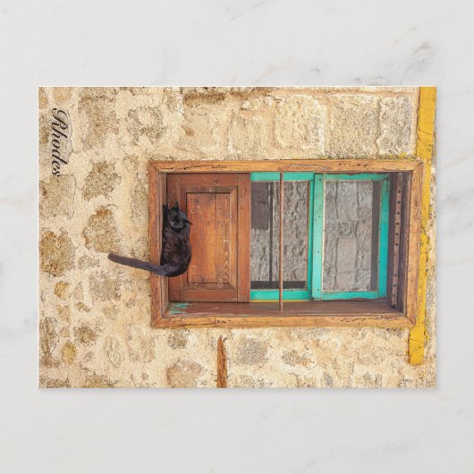 Griechin Postkarte (Vorderseite)