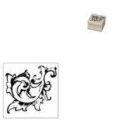 Griechisch Acanthus Leaf Scroll Gummistempel (Stempel)