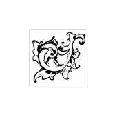 Griechisch Acanthus Leaf Scroll Gummistempel (Prägung)