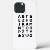 Griechisch Alphabet Case-Mate iPhone Hülle (Rückseite)
