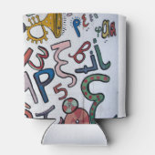 Griechisch Alphabet Dosenkühler (Rückseite)