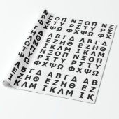 Griechisch Alphabet Geschenkpapier (Ungerollt)