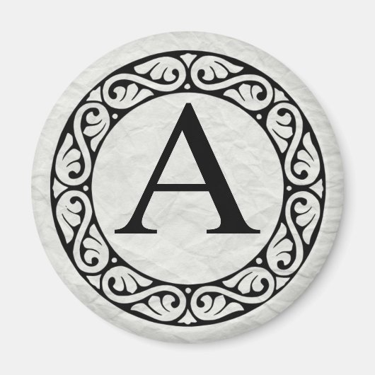 Griechisch Alphabet Letter Alpha Magnet (Vorne)