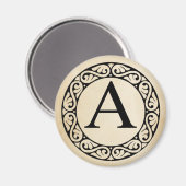 Griechisch Alphabet Letter Alpha Magnet (Vorderseite/Rückseite)