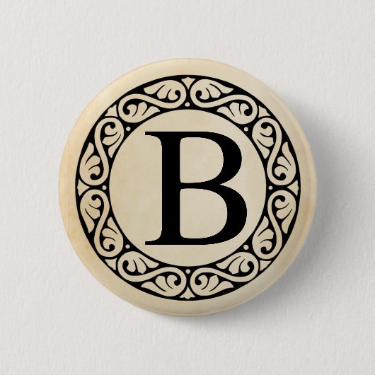 Griechisch Alphabet Letter Beta Button (Vorderseite)