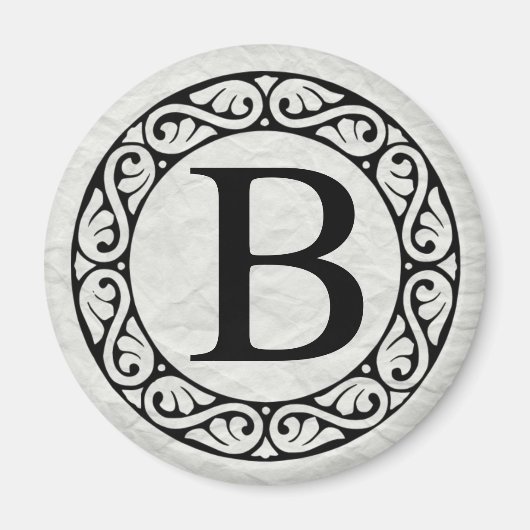 Griechisch Alphabet Letter Beta Magnet (Vorne)