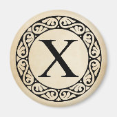 Griechisch Alphabet Letter Chi Magnet (Vorne)