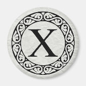 Griechisch Alphabet Letter Chi Magnet (Vorne)