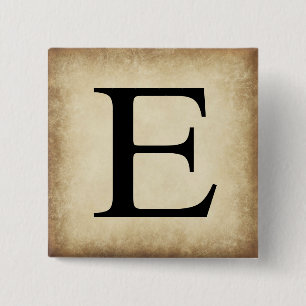 Griechisch Alphabet Letter Epsilon Button