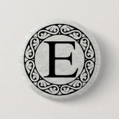 Griechisch Alphabet Letter Epsilon Button (Vorderseite)