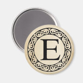 Griechisch Alphabet Letter Epsilon Magnet (Vorderseite/Rückseite)