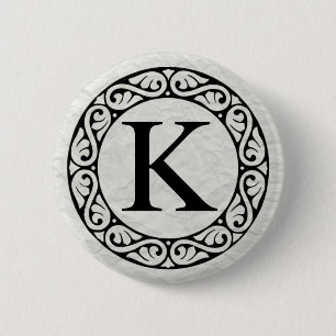 Griechisch Alphabet Letter Kappa Button