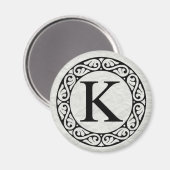 Griechisch Alphabet Letter Kappa Magnet (Vorderseite/Rückseite)