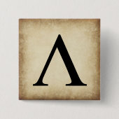 Griechisch Alphabet Letter Lambda Button (Vorderseite)