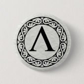 Griechisch Alphabet Letter Lambda Button (Vorderseite)