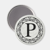 Griechisch Alphabet Letter Rho Magnet (Vorderseite/Rückseite)