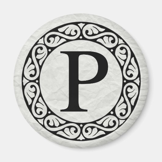 Griechisch Alphabet Letter Rho Magnet (Vorne)