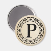 Griechisch Alphabet Letter Rho Magnet (Vorderseite/Rückseite)