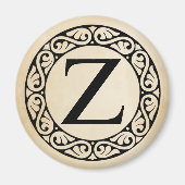 Griechisch Alphabet Letter Zeta Magnet (Vorne)