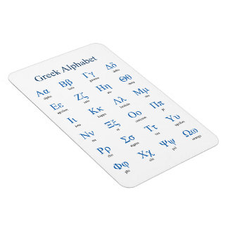 Griechisch Alphabet Magnet