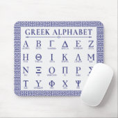 Griechisch Alphabet Mousepad (Mit Mouse)