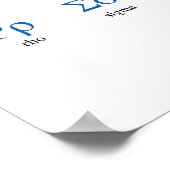 Griechisch Alphabet Narrow Horizontal Poster (Ecke)