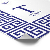 Griechisch Alphabet Poster (Ecke)