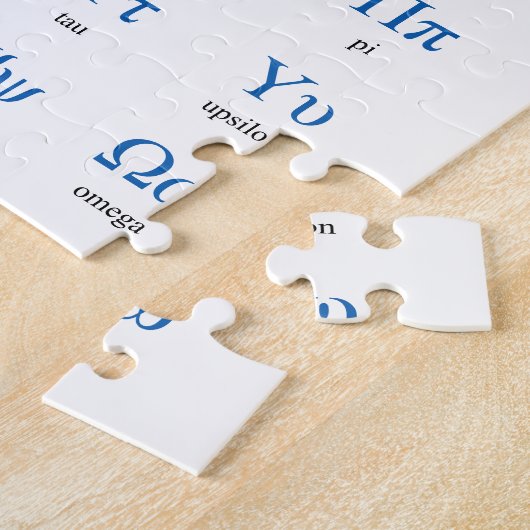 Griechisch Alphabet Vertikal Puzzle (Seite)