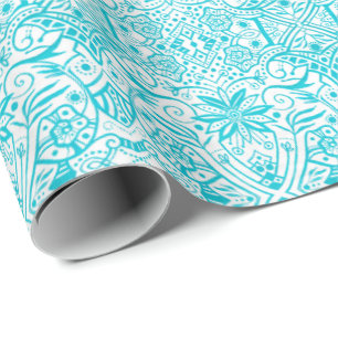 Griechisch-arabisches Vintages Bohemisches Muster[ Geschenkpapier