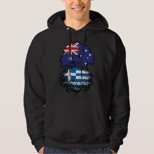 Griechisch-australische Treueflagge Hoodie