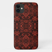 Griechisch Baroque Arabesque Muster Schwarze Terra Case-Mate iPhone Hülle (Rückseite)