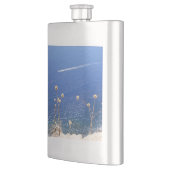 Griechisch-Blaue Flasche Flachmann (Links)