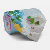 Griechisch-blaue Tür Krawatte (Gerollt)