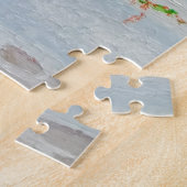 Griechisch-blaue Tür Puzzle (Seite)