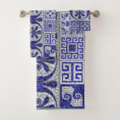 Griechisch Broken Tile Mosaik Art Badhandtuch Set (Insitu)