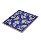 Griechisch Broken Tile Mosaik Art Blue Glass and P Fliese (Seite)