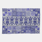 Griechisch Broken Tile Mosaik Art Geschirrtuch (Horizontal)