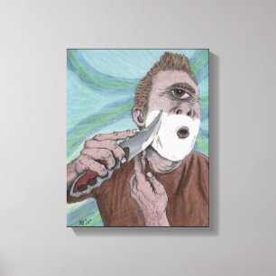 Griechisch Cyclops Knife Shave Fantasy Canvas Prin Leinwanddruck