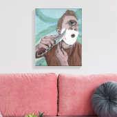 Griechisch Cyclops Knife Shave Fantasy Canvas Prin Leinwanddruck (Insitu (Wohnzimmer))