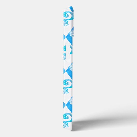 Griechisch Diamond Pattern Lace Schnörkel Case-Mate iPhone Hülle (Rückseite / Rechts)