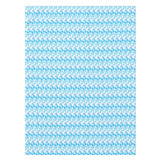 Griechisch Diamond Pattern Lace Schnörkel Tischdecke (Vorderseite)