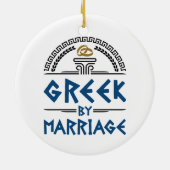 Griechisch durch Ehegatte Keramik Ornament (Hinten)