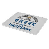 Griechisch durch Ehegatte Schneidebrett (Ecke)