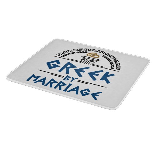 Griechisch durch Ehegatte Schneidebrett (Ecke)