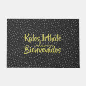 Griechisch Englisch Welcome Language Door Mat Fußmatte (Vorderseite)