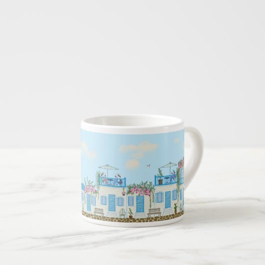 Griechisch Espressotasse (Vorderseite Rechts)