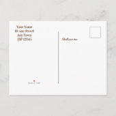 Griechisch Fantasy Romance Arch Ivy Blue Save the Ankündigungspostkarte (Rückseite)