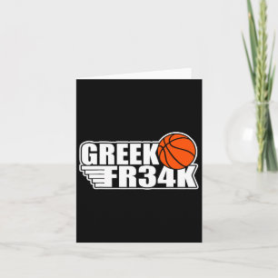 Griechisch Fr&# k Bysketbyll Milwaukee Freak Geek Karte