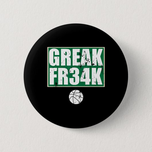 Griechisch Fr&# k Milwaukee Wisconsin Bysketbyll  Button (Vorderseite)