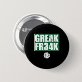 Griechisch Fr&# k Milwaukee Wisconsin Bysketbyll  Button (Vorne & Hinten)